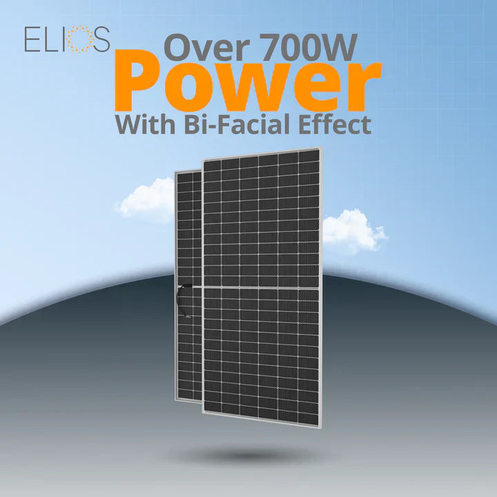 Elios Voltaic 550HC-BF | 550W Monocrystalline Bifacial Solar Panel