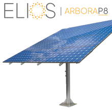 Elios Arbora P8 – Système de montage sur poteau pour 8 panneaux (acier galvanisé, rails aluminium, garantie 5 ans) Elios