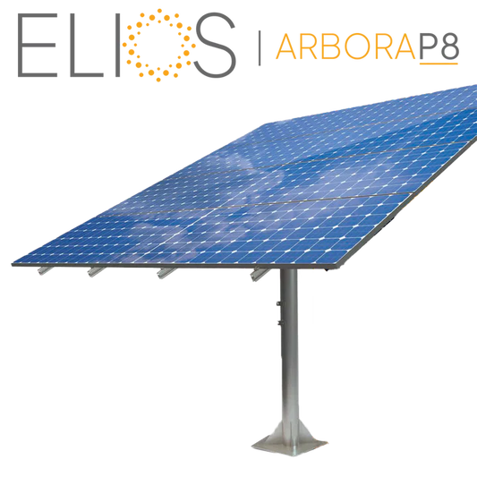 Elios Arbora P8 | Mounting System for 8 Solar Panels | Pole Mounting System