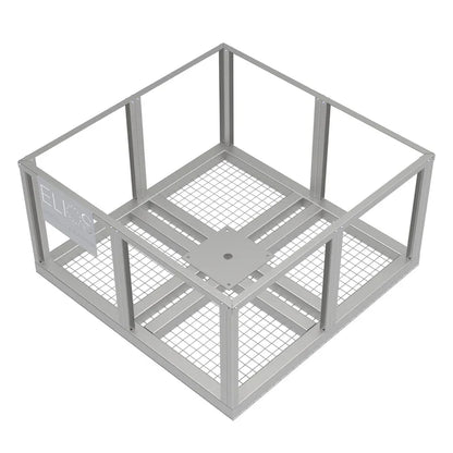 Elios Basket 4 Panel Post - Durable Base for Solar Pole Mount Systems
