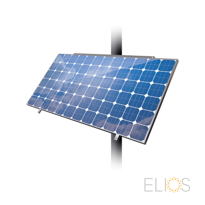 Elios Koala M1 – Mounting bracket for 1 panel 60/72 cells on pole (galvanized steel, 5-year warranty)