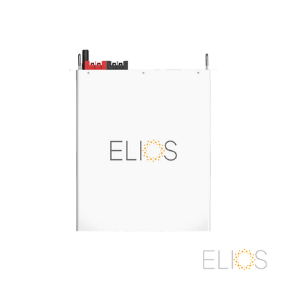 Elios Litio battery 5.12 kWh – 51.2 V Rackmount LiFePO₄ (Slim 3U, UL Approved, scalable)