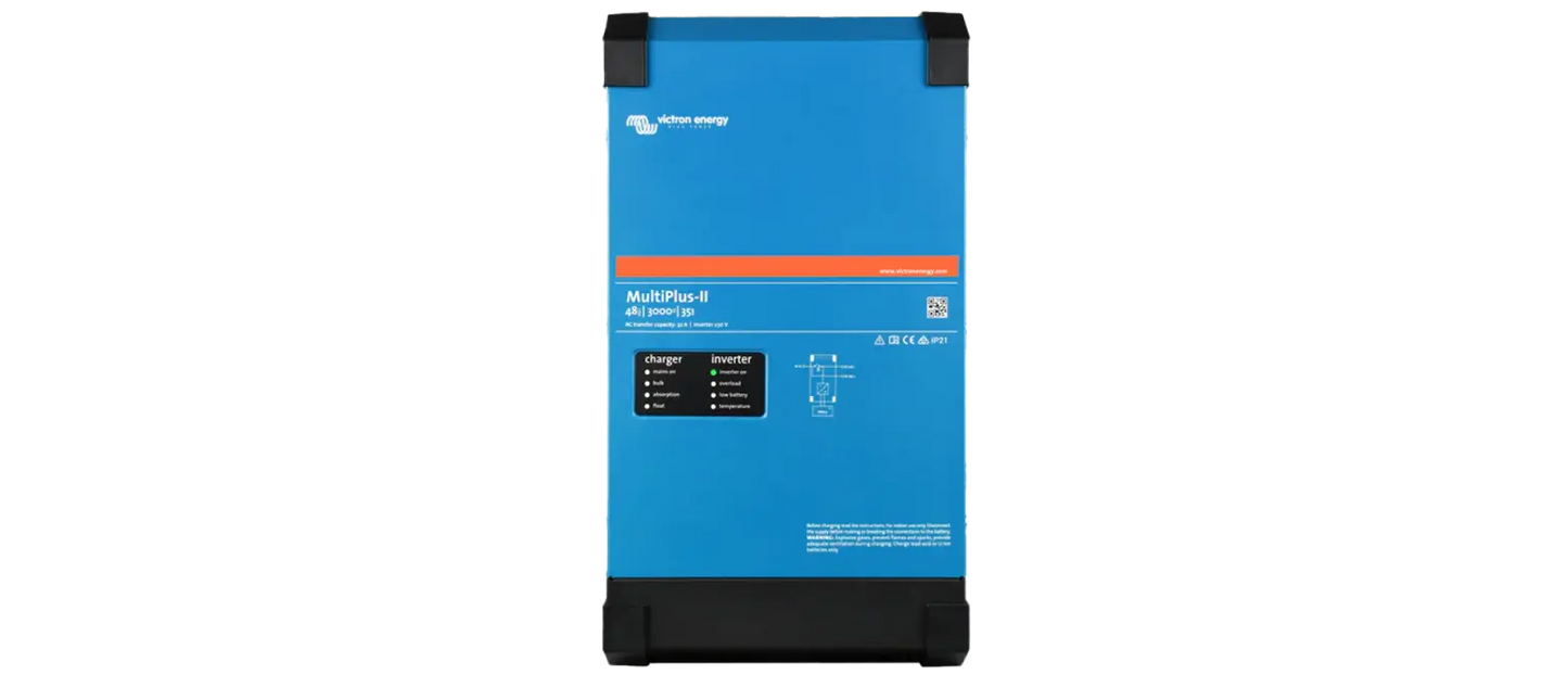 Victron MultiPlus-II 48/3000/35-50 120 V – Onduleur-Chargeur Hybride UL (PowerAssist, UPS, 5 ans) Boutique Solaire Québec
