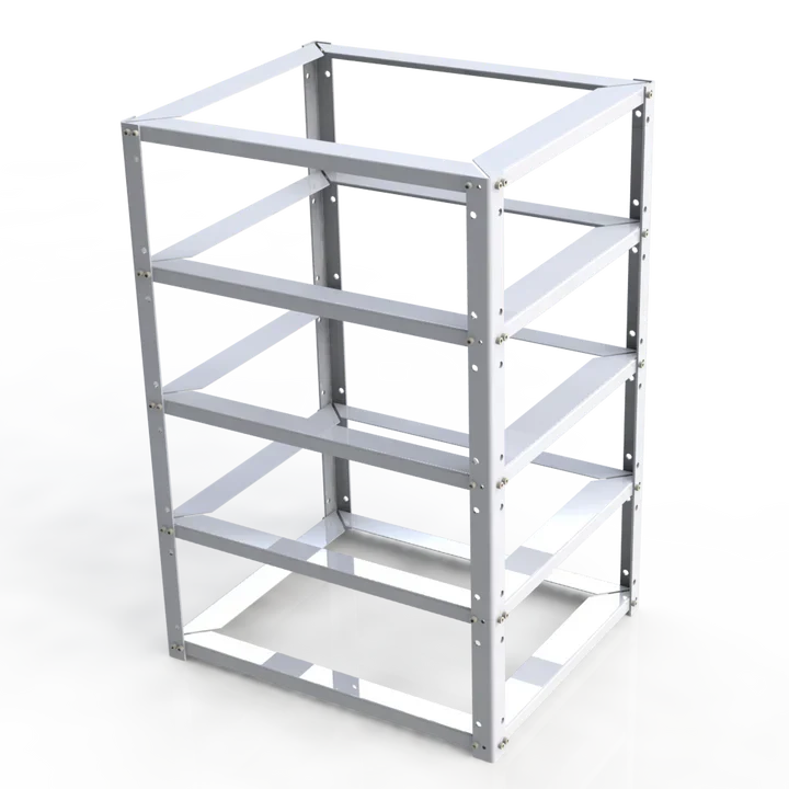 Pylontech Elios Battery Rack – Compatible with 4 US5000 Modules | Galvanized Steel