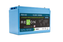 Batterie RELiON RB100 12.8 V 100 Ah LiFePO₄ (IP67, BMS intégré, 10 ans) Boutique Solaire Québec