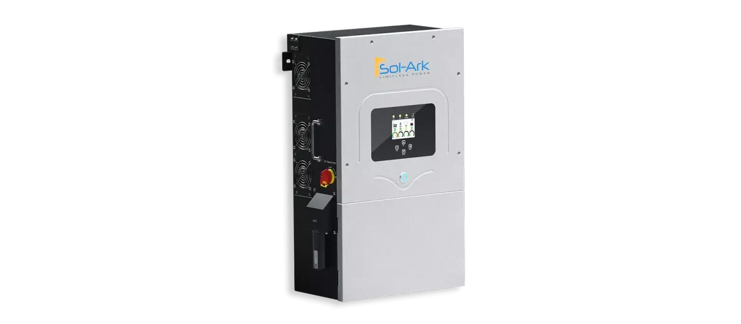 Sol-Ark Essentials 12K-2P 120 V – Onduleur-Chargeur Hybride 9 kW (NEM 3.0, UPS, 10 ans) Boutique Solaire Québec