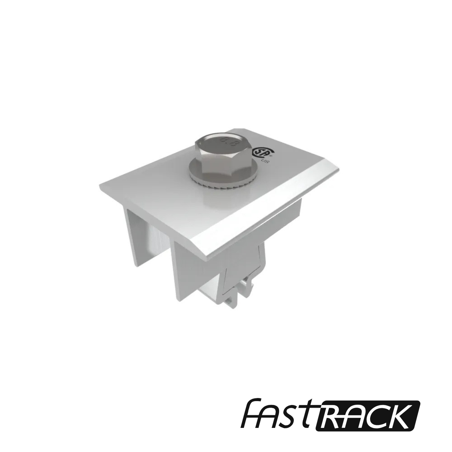 Pince centrale Click Lock Fast-Rack 30-40mm pour fixation de panneaux solaires au Québec