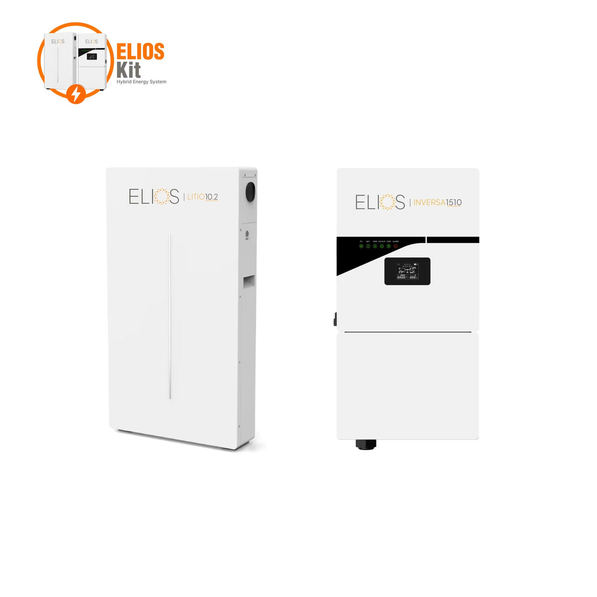 Kit Elios A – Onduleur hybride 10 kW et batterie 10,2 kWh