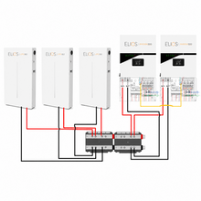 Schéma de câblage – Kit Elios E – Onduleur hybride 20 kW et batterie 30,6 kWh